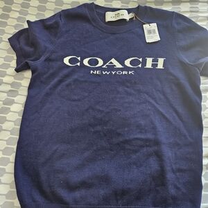 Coach Navy Blue T-Shirt
